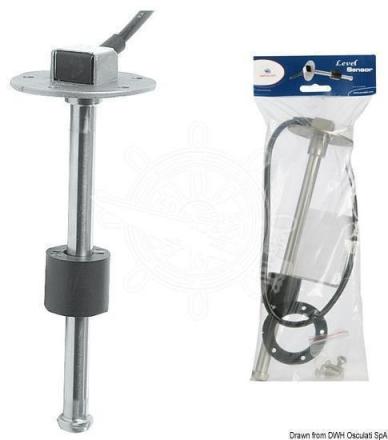 Galleggiante verticale 30 cm inox 240/33 ohm