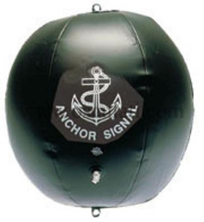 Pallone nero gonfiabile di segnalazione