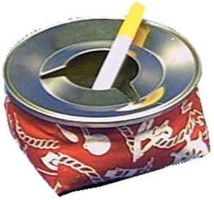 Posacenere acciaio inox rosso