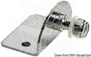 Piastrina 90� filetto 23 x 8 mm