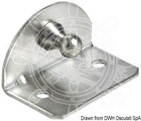 Piastrina 90� sfera 10 mm interna