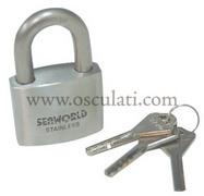 Lucchetto inox arco 30 mm