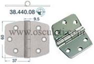 Cerniera inox 74x60 mm