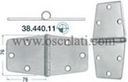 Cerniera inox 152x76 mm
