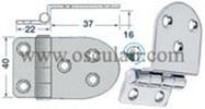 Cerniera inox a sbalzo 59x40 mm