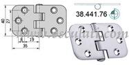 Cerniera inox rovesciata 70x39 mm