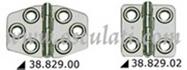 Cerniera inox mm 68x46