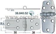 Cerniere inox 88x38 mm