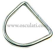 Mezzo anello inox 6x50 mm cf.10pc