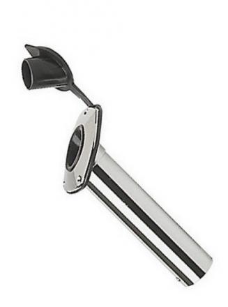 Portacanne incasso ottone cromato 42 mm