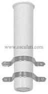 Portacanne parete bianco 41 mm