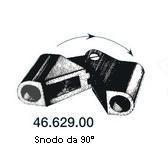 Snodo nylon tendine a 90