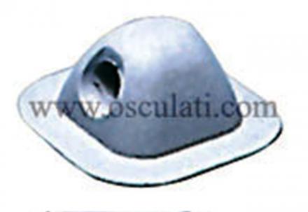 Passacima nero 96x96 mm