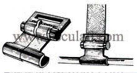 Gancio in plastica per teli cf.12pc