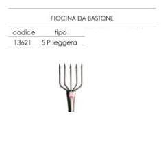 FIOCINA DA BASTONE 5 PUNTE LEGGERE