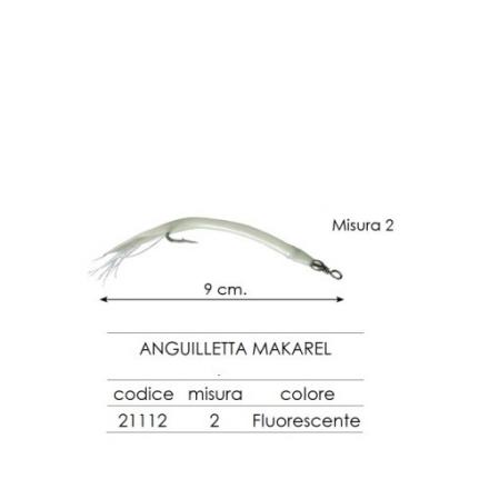 ANGUIL MAKAREL MISURA 2 FLUORESCENTE 19 pezzi
