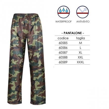 PANTALONE NYLON MIMETICO TG.L