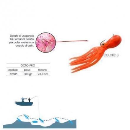 OCTOPUS OCTO-PRO GR.150 ARANCIO cm 18