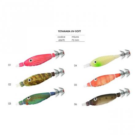 TOTANARA UV-SOFT LIVREE NATURA 70mm DISPONIBILE IN 6 COLORI