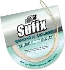FILO SUFIX WIND-ON LEADER 90 46,0KG NYLON  10M