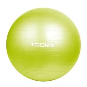 PALLA GYM BALL TOORX CM.65 LIME PSICOMOTORIA CON POMPA