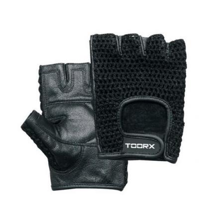 GUANTI TOORX IN PELLE E RETE TG.XL  NERO