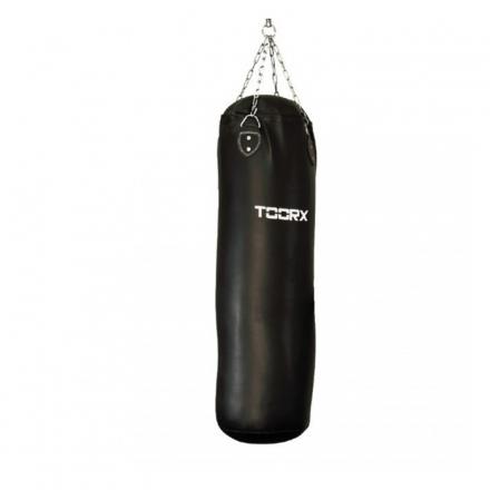 SACCO DA BOXE IN ECOPELLE 20Kg 80x33cm CON 4 CATENE+GANCIO