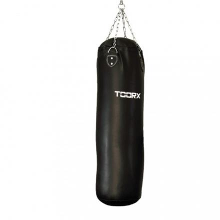 SACCO DA BOXE IN ECOPELLE 30Kg 100x33cm CON 4 CATENE+GANCIO