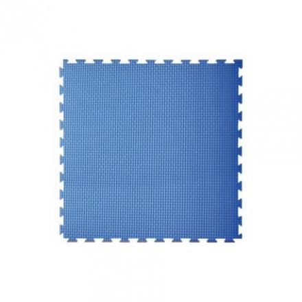 TAPPETO TATAMI AD INCASTRO 100x100x2cm CON 4 BORDI ROSSO-BLU