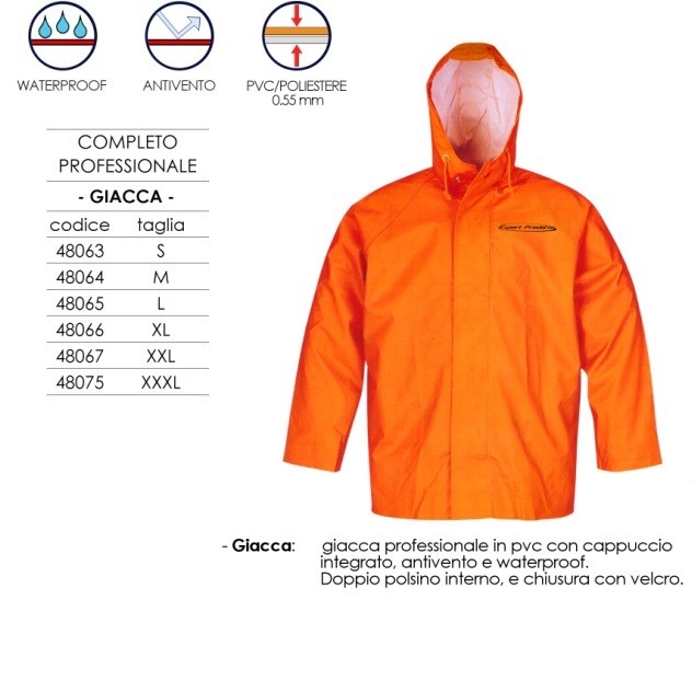 IMPERMEABILE e Antivento Giacca XL 