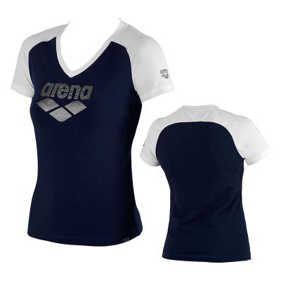 T-SHIRT ARENA CURBY BLU NAVY-BIANCA DONNA TAGLIA M - gallery 2