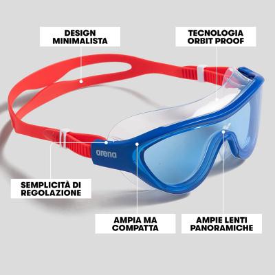 OCCHIALINO ARENA THE ONE MASCK JR BLUE BLUE RED - gallery 3