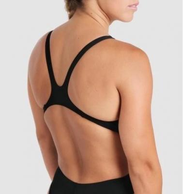 COSTUME W TEAM SWIMSUIT SWIM TECH SOLID 550 black-white - gallery 4