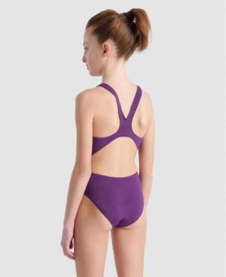 COSTUME G TEAM SWIMSUIT SWIM TECH SOLID 911 plum whit - gallery 2