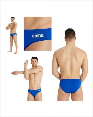 SLIP M SOLID TEAM SWIM BRIEFS SOLID 720 royal-white - gallery 3