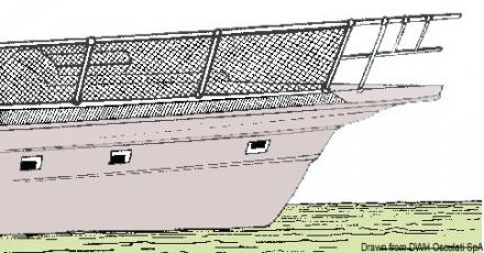 RETE BATTAGLIOLA BLU ALTEZZA CM 60 VENDUTA AL MT LINEARE - gallery 3