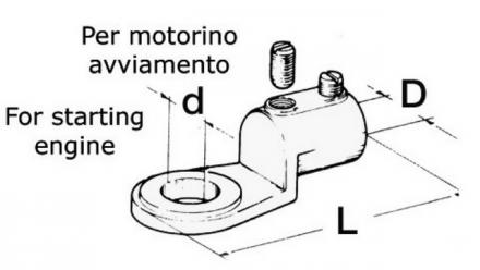 Terminale cavi batteria 35 mm 1pc - gallery 2