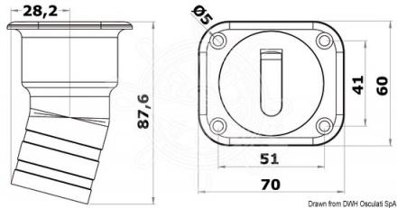 Tappo Square Diesel 38 mm corto - gallery 2
