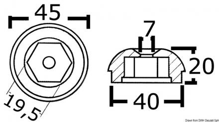 Anodo compatibile ricambio riferimento originale 71190A - gallery 3