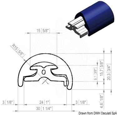 Solo profilo Radial 32 mm bianco rl.24mt - gallery 3