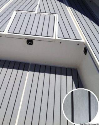 Rivestimento Teak EVA color grigio 2400x1200x6 mm - gallery 2