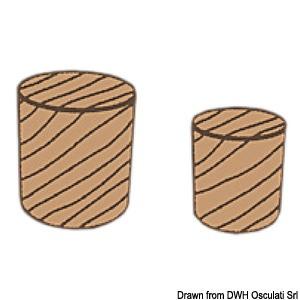 Tappi in teak 6 mm (100 pz) - gallery 2