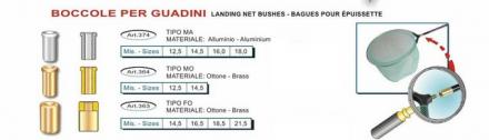 BOCCOLA PER GUADINI TIPO IN  ALLUMINO DIAMETRO mm 12,5 - gallery 2